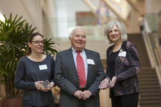 Partners for Community Wellness meeting at DHMC. Amanda Osmer, Bill Boyle MD and Sara Koblyenski